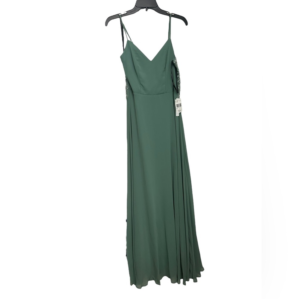 Prom Xtraordinary sheath flowly jade elegant womens size 7